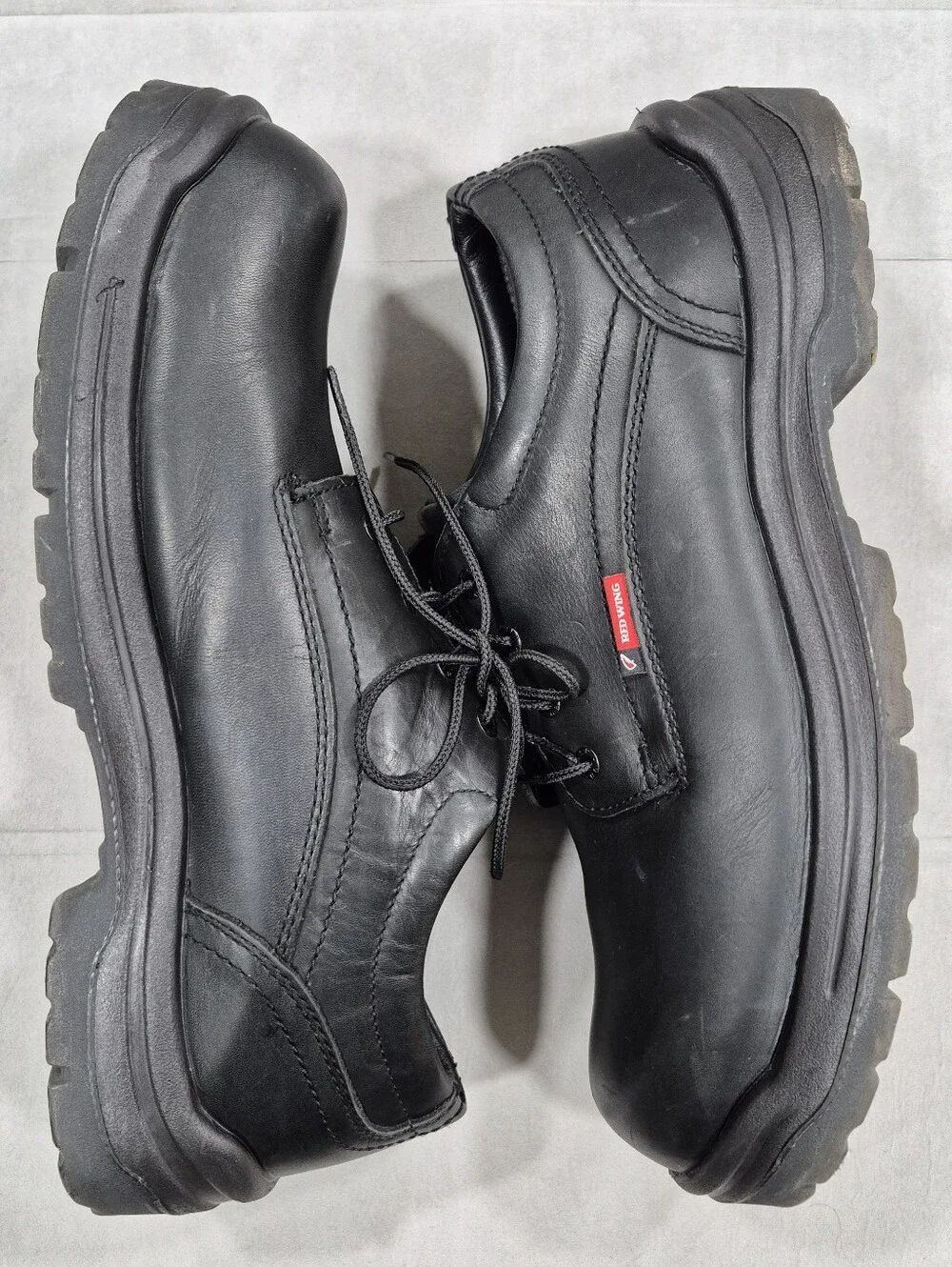 Red Wing King Toe 133 Oxford Work Shoes men's 14D black leather oil resistant